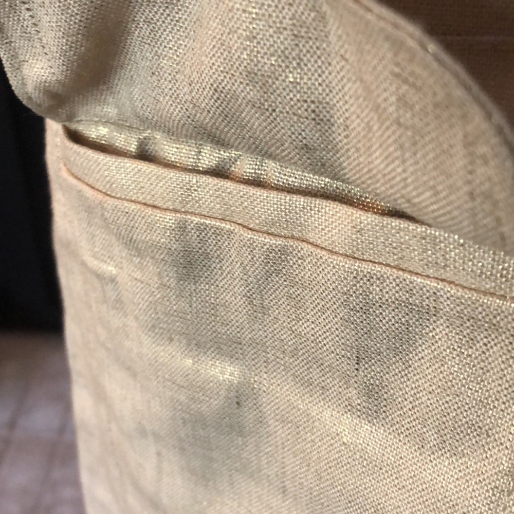 J. Crew Golden Flax Linen Sleeveless Sheath Dress size 00 - Picture 7 of 16